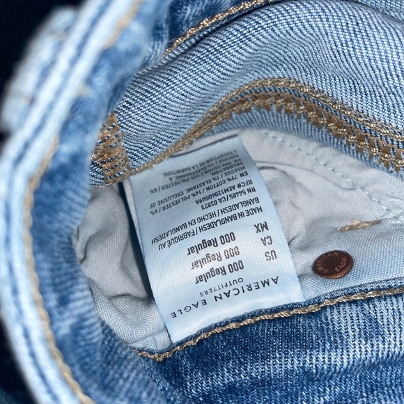 American Eagle mom jeans stretch size 000 Regular - Picture 3 of 3